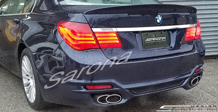 Custom BMW 7 Series  Sedan Rear Bumper (2009 - 2015) - $1190.00 (Part #BM-046-RB)
